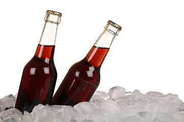 Image showing Cola on ice