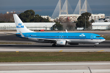 Image showing KLM Boeing 737-800