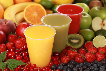 Image showing Fresh Smoothies