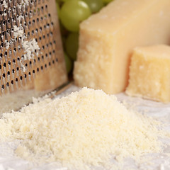 Image showing Grated cheese