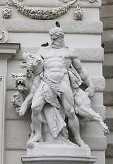 Image showing Hercules and Cerberus