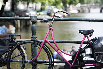 Image showing Pink bike