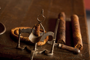 Image showing Old Cigar Tools