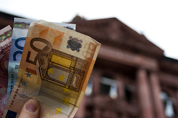 Image showing Euro Bills