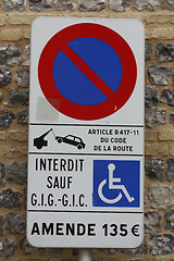 Image showing No Parking