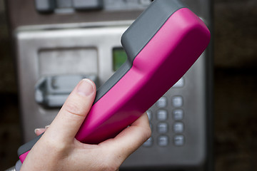 Image showing Pink Phone