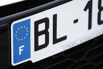 Image showing Belgium Plates