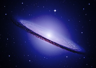 Image showing galaxy in a free space