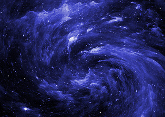 Image showing galaxy in a free space