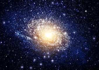 Image showing galaxy in a free space