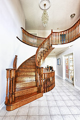 Image showing Entrance hall with staircase