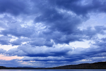 Image showing Cloudy dramatic sky