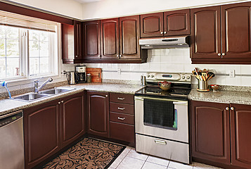 Image showing Modern kitchen interior