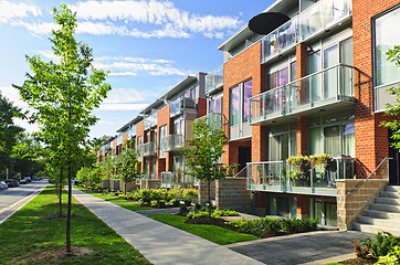 Image showing Modern town houses