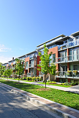 Image showing Modern town houses