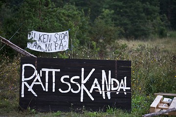 Image showing Rättsskandal