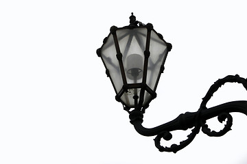 Image showing Street lamp in front of Schoenbrunn Palace in Vienna