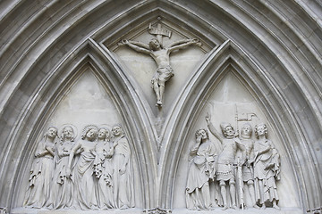 Image showing Portal of Minoriten kirche in Vienna, Austria