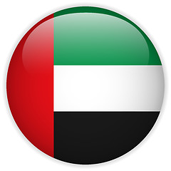Image showing Emirates Flag Glossy Button