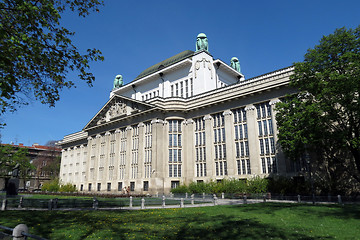 Image showing Croatian national state archives building in Zagreb, Croatia