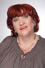 Image showing Portrait of a senior woman.