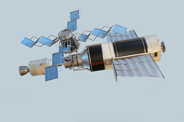 Image showing Model of orbital space station Skylab