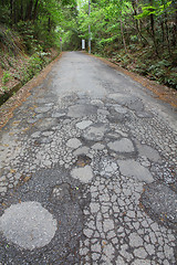 Image showing Damaged road