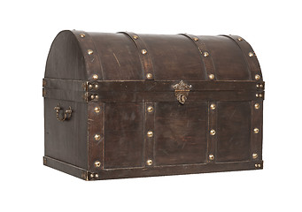 Image showing Old treasure chest isolated