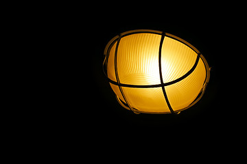 Image showing Lantern isolated on black