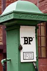 Image showing Old Gas Station