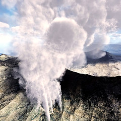Image showing Volcanic crater