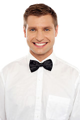 Image showing Handsome young smiling well dressed guy