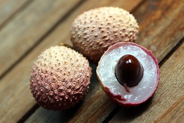 Image showing fresh lychees