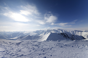 Image showing Winter mountains
