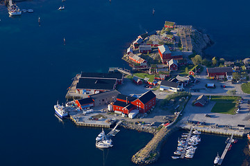 Image showing Norwegian harbor