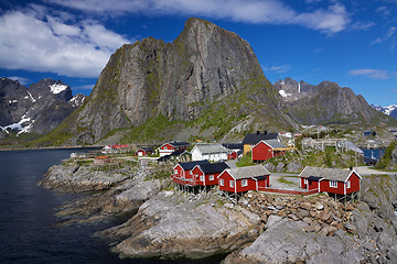Image showing Fishing village