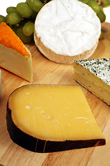 Image showing Gouda cheeseboard