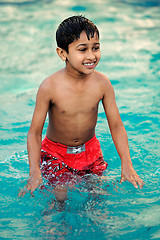 Image showing swimming