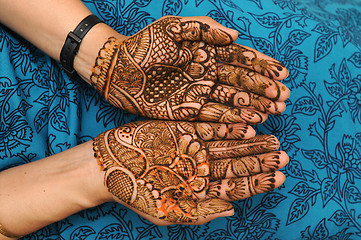 Image showing mehandi