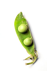 Image showing Peas in a pod