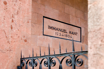 Image showing Immanuel Kant, tomb