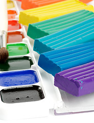 Image showing Paint and Clay