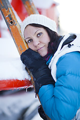 Image showing Woman outdoors