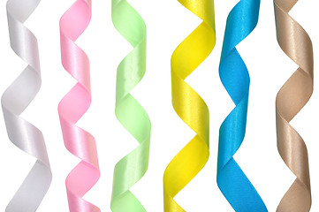 Image showing Carnival ribbon background