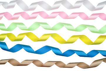 Image showing Carnival ribbon background