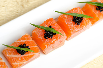 Image showing Salmon Slices