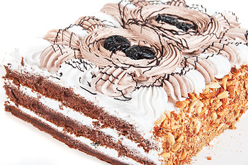 Image showing tasty nuts cake