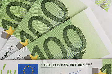 Image showing euro banknotes