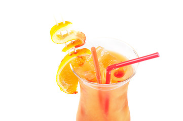 Image showing Orange dollar cocktail