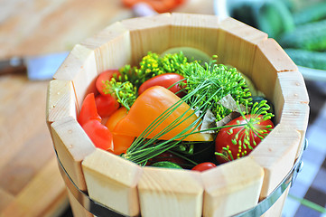 Image showing preserving tomatoes